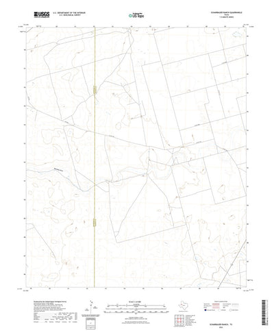 United States Geological Survey Scharbauer Ranch, TX (2022, 24000-Scale) digital map