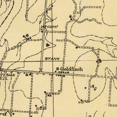 United States Geological Survey Schattel, TX (1934, 62500-Scale) digital map