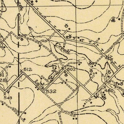 United States Geological Survey Schattel, TX (1934, 62500-Scale) digital map