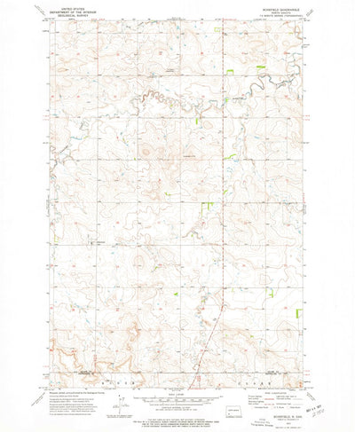 United States Geological Survey Schefield, ND (1973, 24000-Scale) digital map