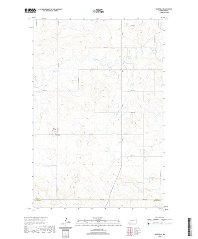 United States Geological Survey Schefield, ND (2020, 24000-Scale) digital map
