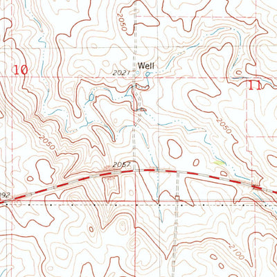 United States Geological Survey Schell Buttes, ND (1979, 24000-Scale) digital map