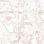 United States Geological Survey Schell Buttes SW, ND (1979, 24000-Scale) digital map
