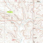 United States Geological Survey Schell Buttes SW, ND (1979, 24000-Scale) digital map