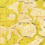 United States Geological Survey Schell Mountain, CA (1952, 62500-Scale) digital map