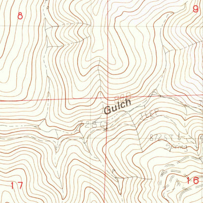 United States Geological Survey Schell Mountain, CA (1982, 24000-Scale) digital map