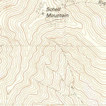 United States Geological Survey Schell Mountain, CA (1982, 24000-Scale) digital map