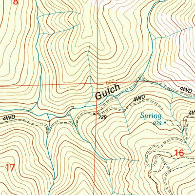 United States Geological Survey Schell Mountain, CA (1998, 24000-Scale) digital map