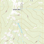 United States Geological Survey Schell Mountain, CA (2018, 24000-Scale) digital map