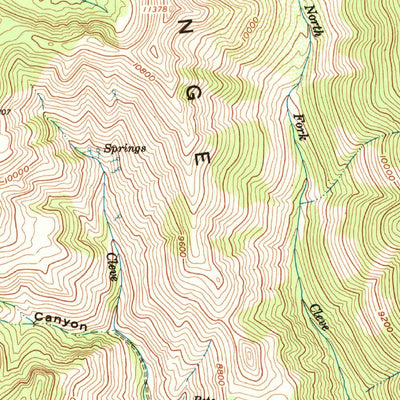United States Geological Survey Schell Peaks, NV (1959, 62500-Scale) digital map