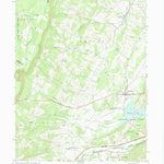 United States Geological Survey Schellsburg, PA (1971, 24000-Scale) digital map