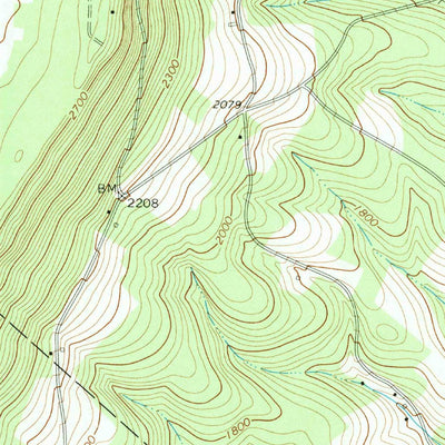 United States Geological Survey Schellsburg, PA (1971, 24000-Scale) digital map