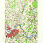 United States Geological Survey Schenectady, NY (1947, 62500-Scale) digital map
