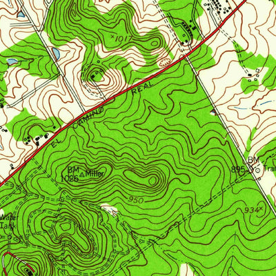 United States Geological Survey Schertz, TX (1953, 24000-Scale) digital map