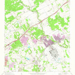 United States Geological Survey Schertz, TX (1967, 24000-Scale) digital map
