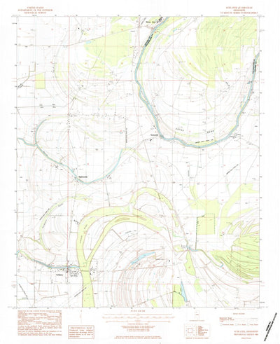 United States Geological Survey Schlater, MS (1983, 24000-Scale) digital map