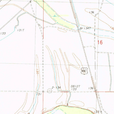 United States Geological Survey Schlater, MS (1983, 24000-Scale) digital map