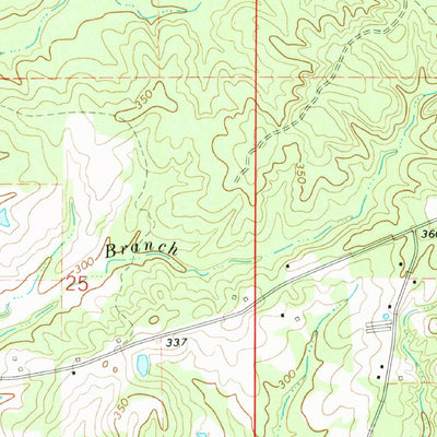 United States Geological Survey Schley, MS (1971, 24000-Scale) digital map