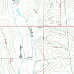 United States Geological Survey Schlicht Draw, WY (1961, 24000-Scale) digital map