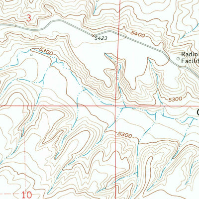 United States Geological Survey Schlicht Draw, WY (1961, 24000-Scale) digital map