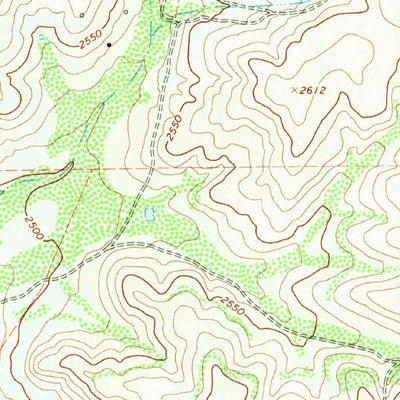 United States Geological Survey Schneeman Draw SE, TX (1967, 24000-Scale) digital map