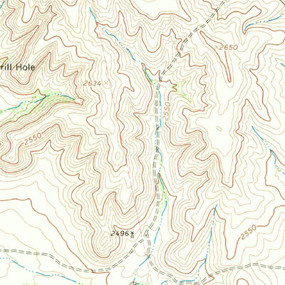United States Geological Survey Schneeman Draw SW, TX (1967, 24000-Scale) digital map