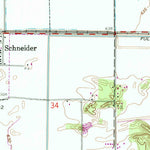 United States Geological Survey Schneider, IN (1959, 24000-Scale) digital map
