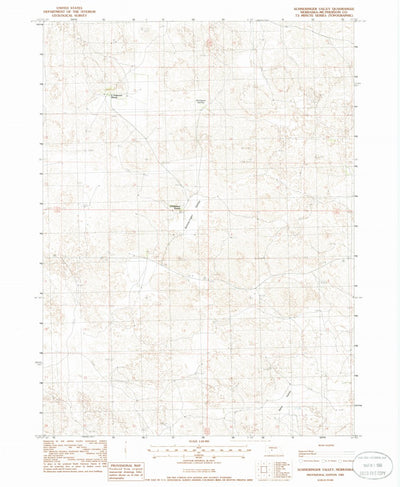 United States Geological Survey Schneringer Valley, NE (1985, 24000-Scale) digital map