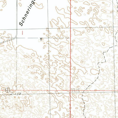 United States Geological Survey Schneringer Valley, NE (1985, 24000-Scale) digital map