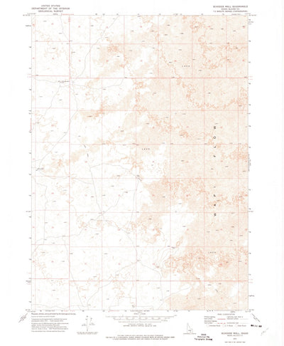 United States Geological Survey Schodde Well, ID (1972, 24000-Scale) digital map