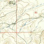 United States Geological Survey Schoettlin Mountain, WY (1953, 24000-Scale) digital map