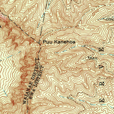 United States Geological Survey Schofield Barracks, HI (1983, 24000-Scale) digital map