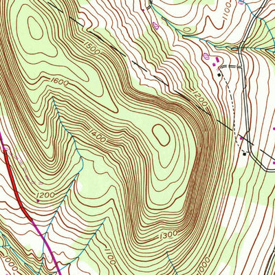 United States Geological Survey Schoharie, NY (1943, 24000-Scale) digital map