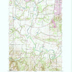 United States Geological Survey Scholls, OR (1961, 24000-Scale) digital map