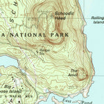 United States Geological Survey Schoodic Head, ME (1984, 24000-Scale) digital map