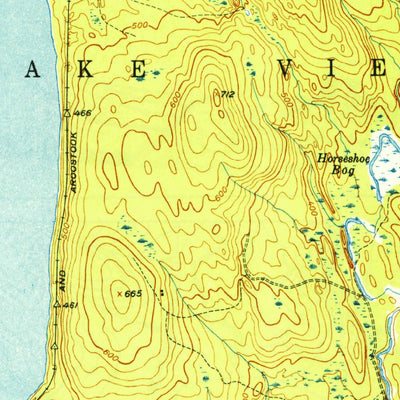 United States Geological Survey Schoodic, ME (1949, 62500-Scale) digital map