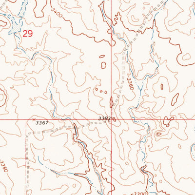 United States Geological Survey School Butte, MT (1965, 24000-Scale) digital map
