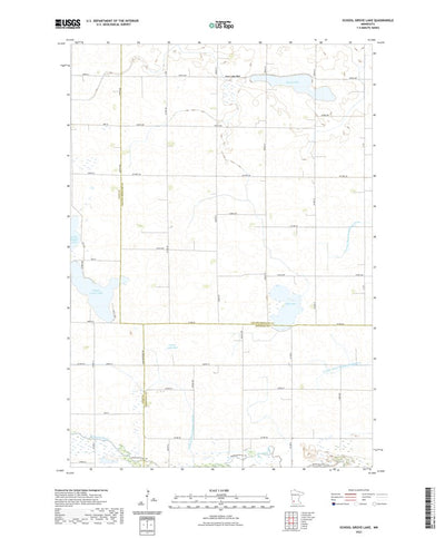 United States Geological Survey School Grove Lake, MN (2022, 24000-Scale) digital map