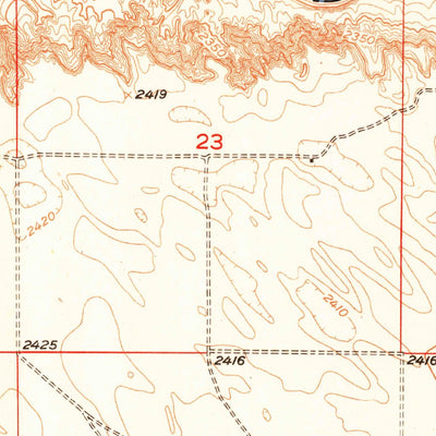 United States Geological Survey School Section Butte, SD (1951, 24000-Scale) digital map