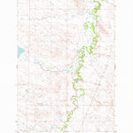 United States Geological Survey School Section Creek, MT (1980, 24000-Scale) digital map
