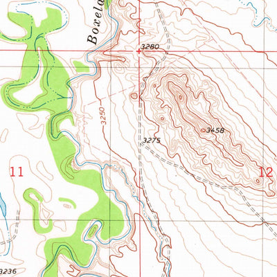 United States Geological Survey School Section Creek, MT (1980, 24000-Scale) digital map
