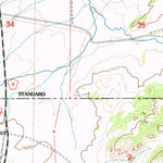 United States Geological Survey School Section Mountain, WY (1992, 24000-Scale) digital map