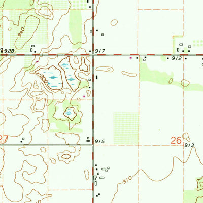 United States Geological Survey Schoolcraft NW, MI (1967, 24000-Scale) digital map