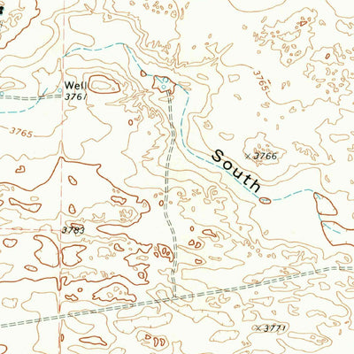 United States Geological Survey Schooler Ranch, TX (1971, 24000-Scale) digital map