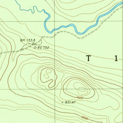 United States Geological Survey Schoolhouse Rapids, ME (1987, 24000-Scale) digital map