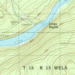 United States Geological Survey Schoolhouse Rapids, ME (1987, 24000-Scale) digital map