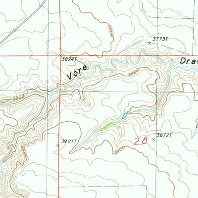 United States Geological Survey Schoolmarm Butte, WY (1984, 24000-Scale) digital map