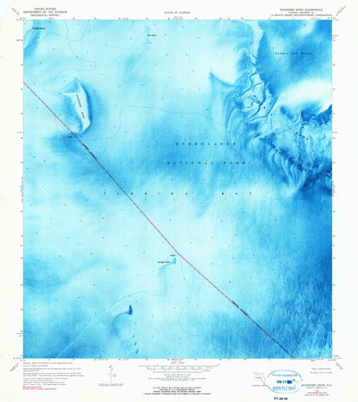 United States Geological Survey Schooner Bank, FL (1972, 24000-Scale) digital map