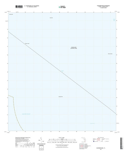 United States Geological Survey Schooner Bank, FL (2021, 24000-Scale) digital map