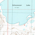 United States Geological Survey Schoonover Lake, NE (1986, 24000-Scale) digital map